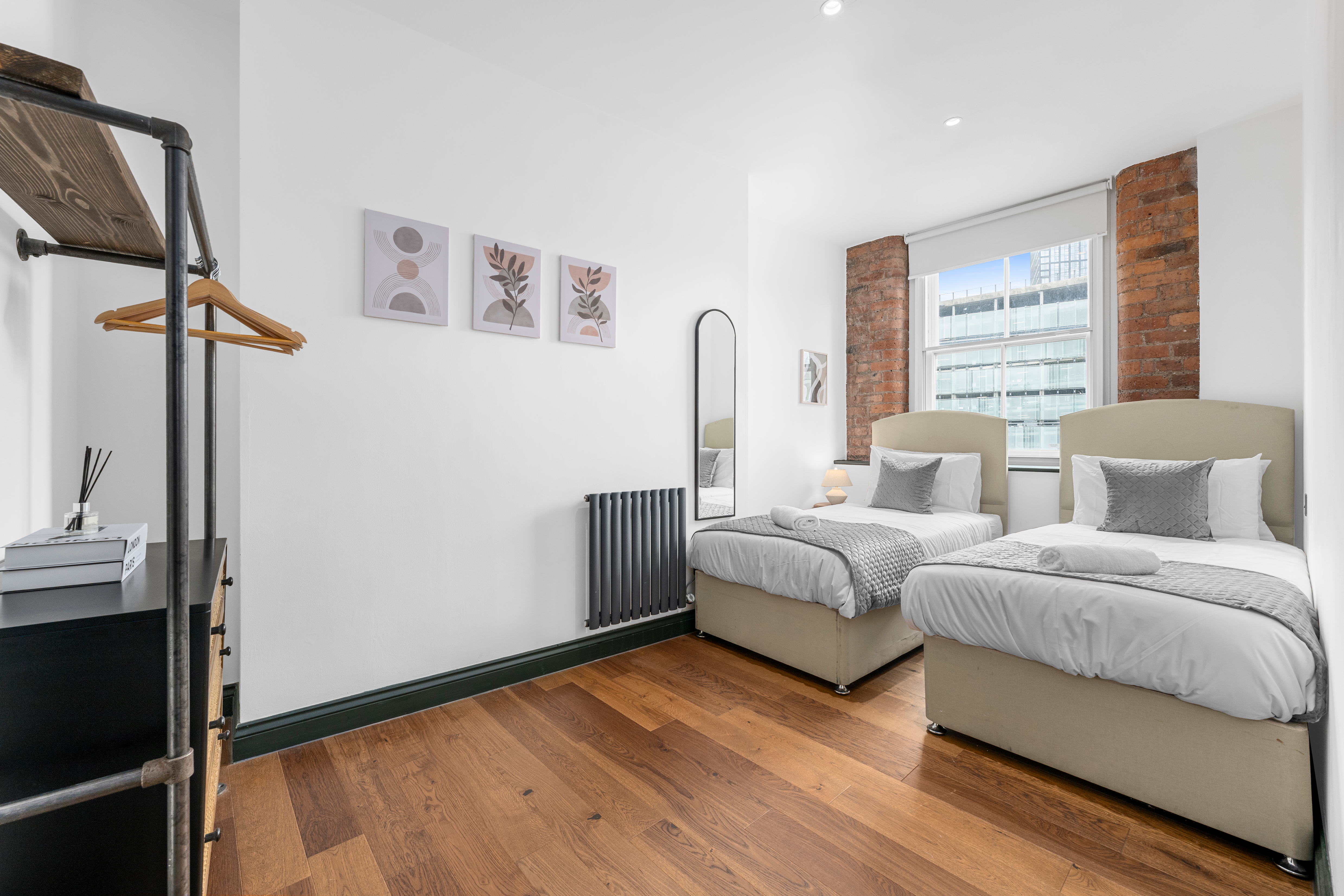 The City Apartment — living room